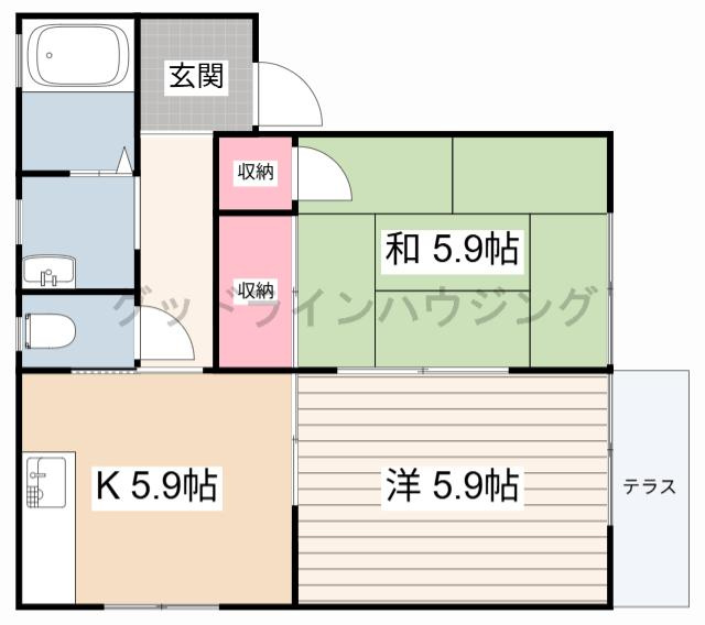 フォーレス　タカオカの間取り