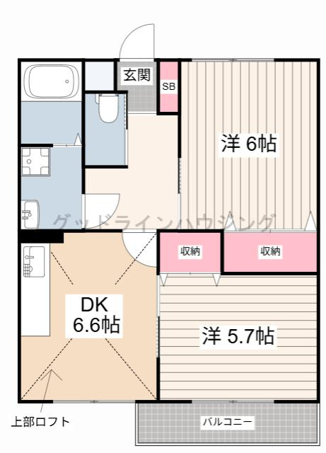 サンセールⅢの間取り