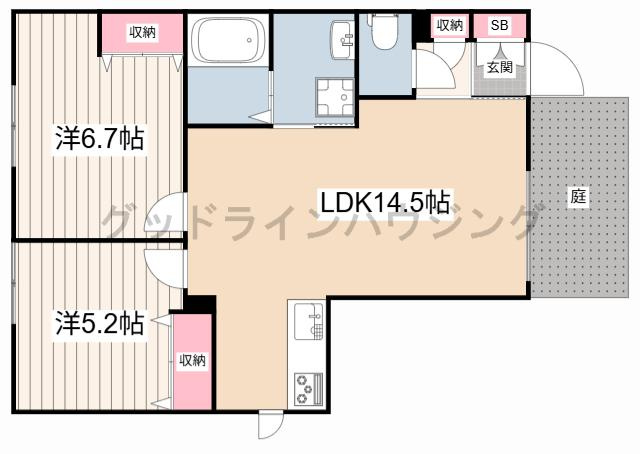 アートメゾンの間取り