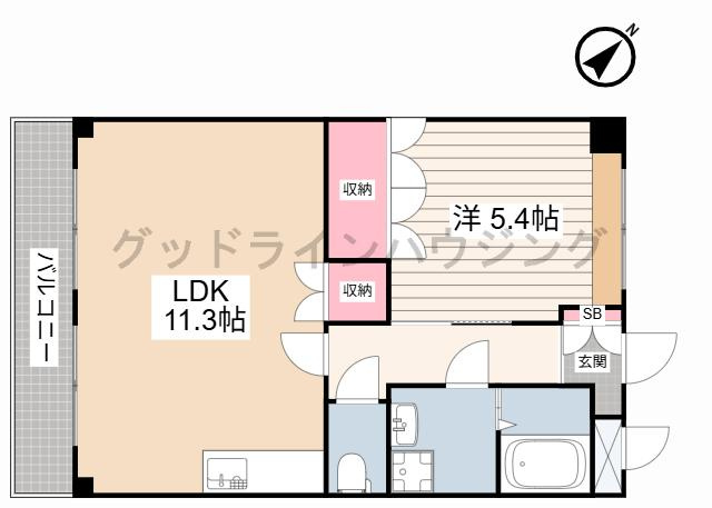 フラワーヒルの間取り