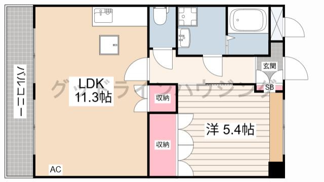 フラワーヒルの間取り