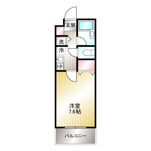イル・マーレ東の間取り