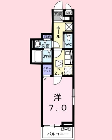 ブリーゼ武蔵浦和の間取り
