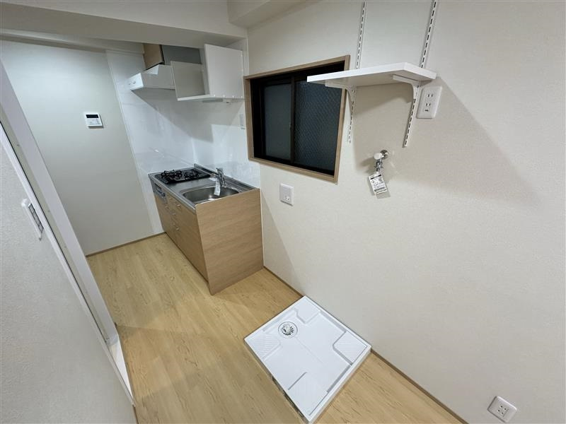 杉並区高円寺南４丁目の賃貸マンションのキッチン|コンパクトなキッチンで掃除もラクラク