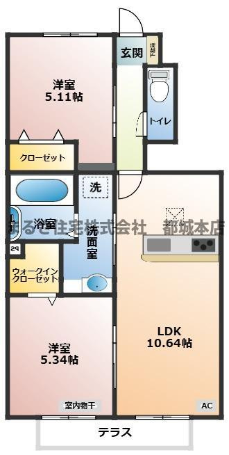 メゾン・ド・フルールの間取り
