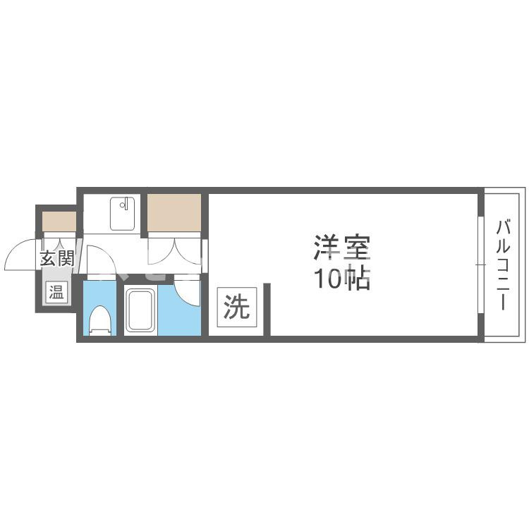 ビバリーヒルズ玉出西の間取り
