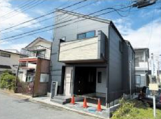 泉区中田南5丁目 新築戸建 4380万円の前面道路含む現地写真
