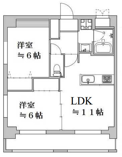 プランドール千歳台の間取り