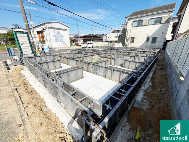 ◆堺市堺区老松町　新築一戸建ての外観|現在建築中！落ち着いた街並みで新生活を始めることが出来そう！周辺の物件も併せてご紹介させて頂きます！