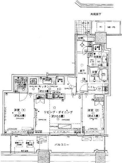 【間取り】 | パークタワー横浜ステーションプレミア