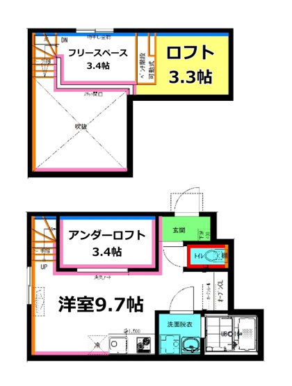 【間取り】 | RadIAnce桜本町【名古屋市賃貸・デザイナーズ】