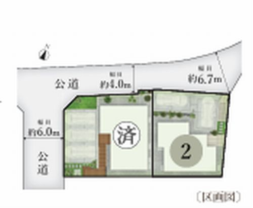 【仲介手数料０円】中郡大磯町西小磯Ⅱ　新築一戸建ての区画図|【仲介手数料０円】中郡大磯町西小磯Ⅱ　新築一戸建て