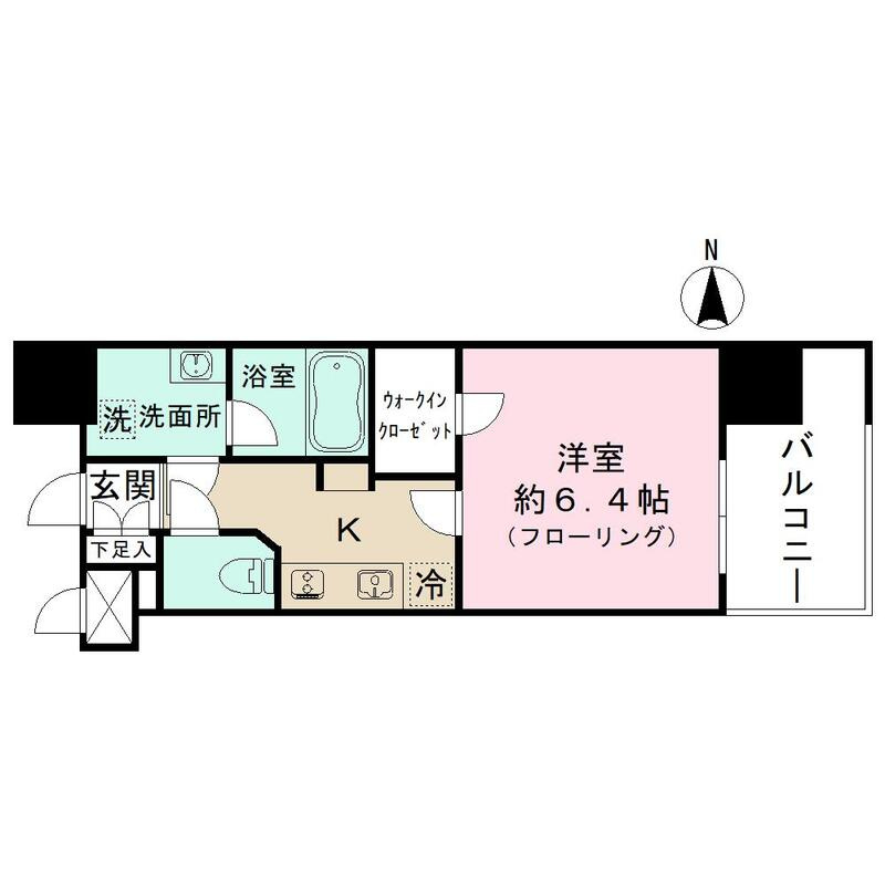 パークリュクス大手門monoの間取り