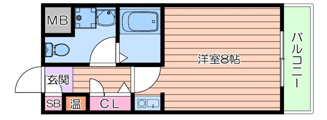 【間取り】 | ペディマリー箕面Ⅱ