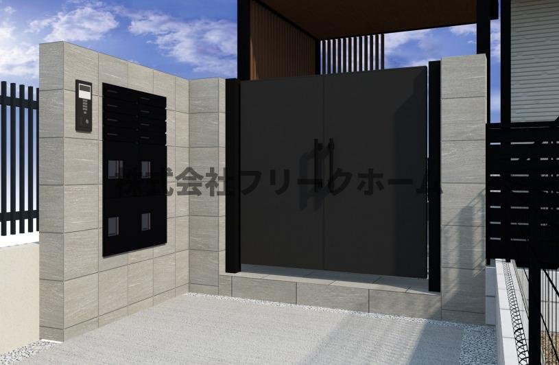国分寺市東元町１丁目のアパートのエントランス