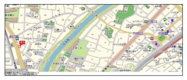 グリーンプラザ東あずまの地図