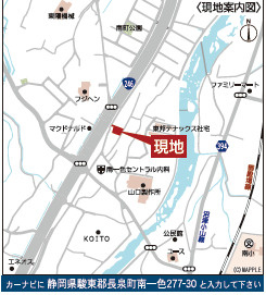 長泉町南一色第３　全3区画　2号地の地図