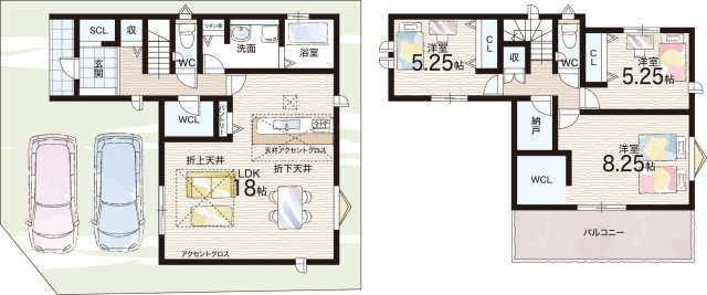 ◆堺市堺区老松町　新築一戸建ての間取り|2号地