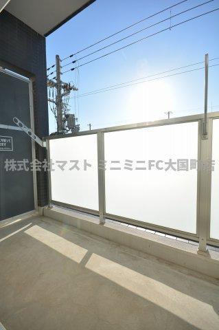 パークヒルズ難波南ルミエールのバルコニー