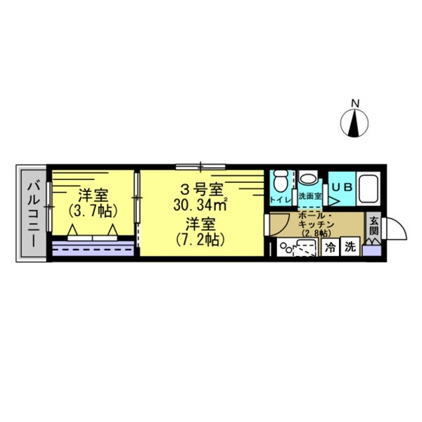 グランドソレイユ新検見川Ⅰの間取り