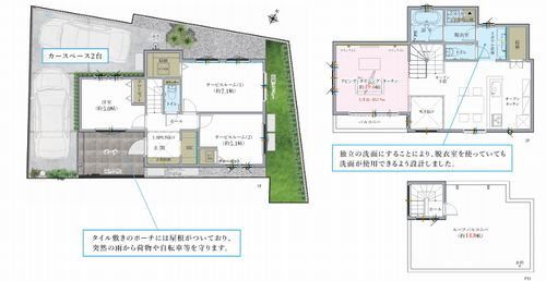 【仲介手数料０円】藤沢市辻堂東海岸2丁目Ⅲ　新築一戸建ての間取り|【仲介手数料０円】藤沢市辻堂東海岸2丁目Ⅲ　新築一戸建て