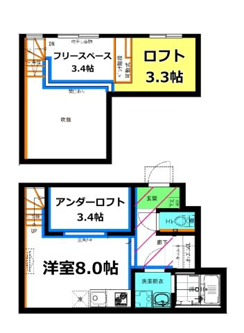 【間取り】 | RadIAnce桜本町【名古屋市賃貸・デザイナーズ】