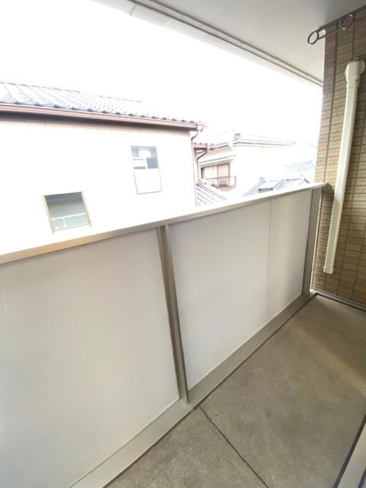 ウィット芦原のバルコニー