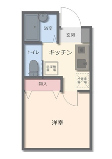 【間取り】 | コンフォルトⅠ | 間取りです。