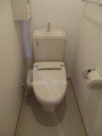【トイレ】 | ヴィラ・グレイスフル　Ａ | 落ち着いたトイレです