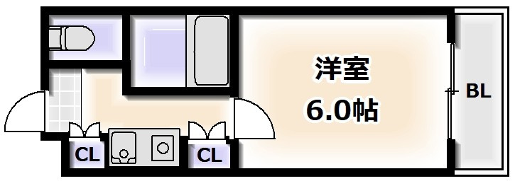 シャルマンフジ住吉弐番館の間取り
