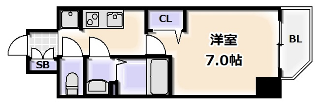 【間取り】 | ファステートNAMBA華月