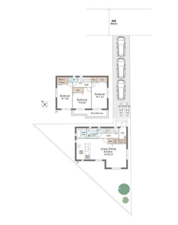 神戸市西区玉津町今津　中古戸建の間取り