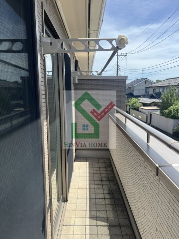 東久留米市浅間町3丁目アパートのバルコニー