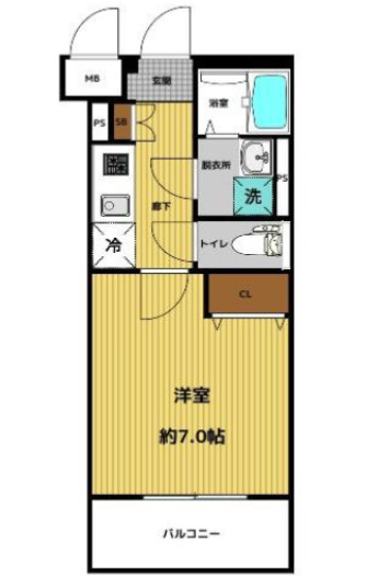 セオリー大阪東DOORの間取り|セオリー大阪東DOOR　間取り