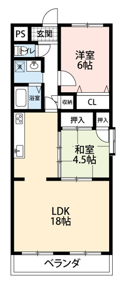 【間取り】 | サンモール清水