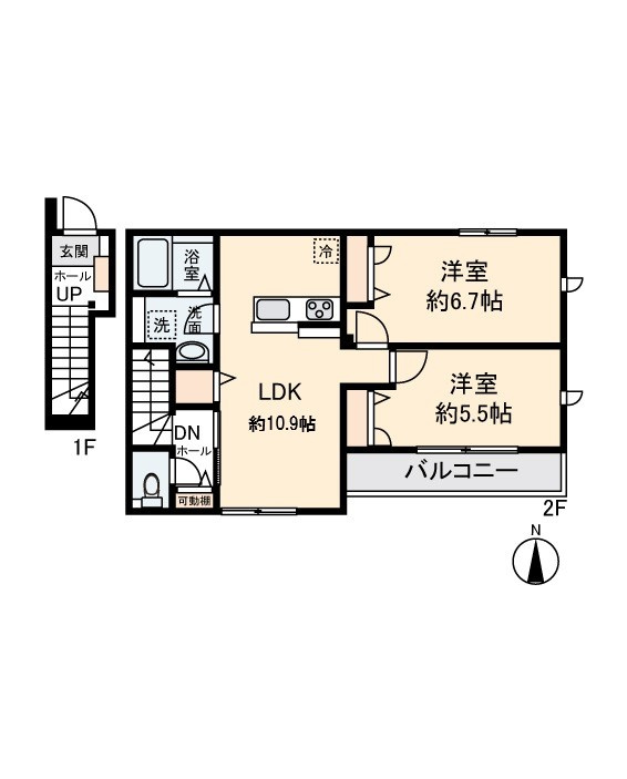 カサマグノリアの間取り