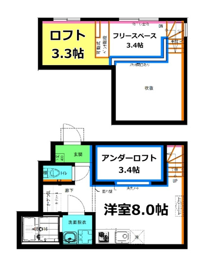 【間取り】 | RadIAnce桜本町【名古屋市賃貸・デザイナーズ】