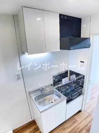 江戸川区東小岩６丁目のアパートのキッチン