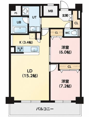 アーバンパーク日吉(旧ロイジェント日吉Ⅱ)の間取り
