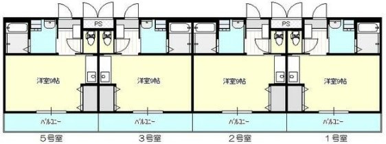 フェリオ川越の間取り