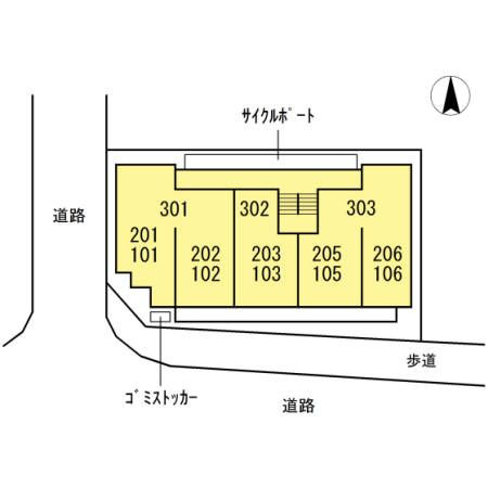TIARAの区画図