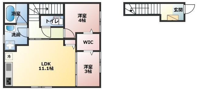 【間取り】 | 有楽町新築アパート