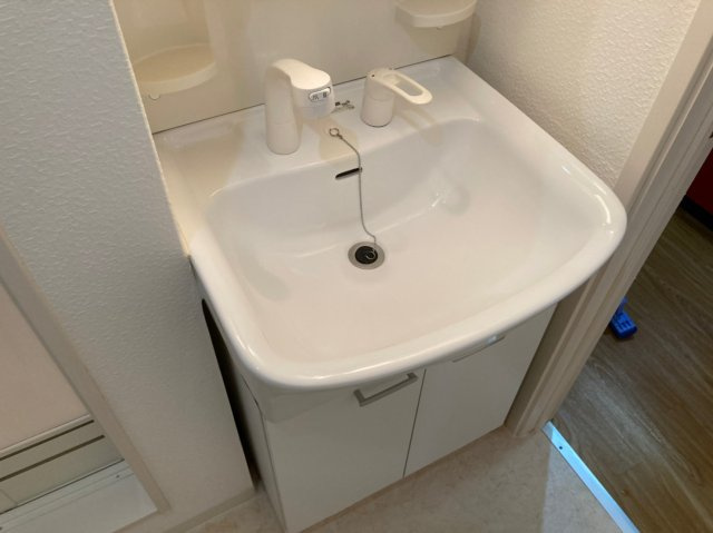 クレフラスト箱崎東Ⅱの独立洗面台|使いやすい独立洗面台です