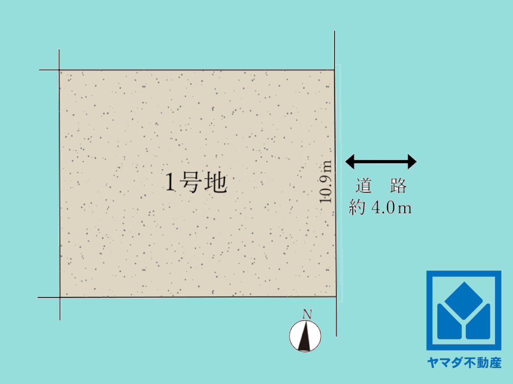 京都市西京区桂芝ノ下町　1期の土地図|図面と現況が異なる場合は現況を優先いたします。