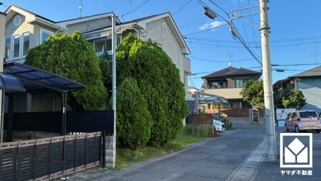 京都市西京区桂芝ノ下町　1期の前面道路含む現地写真