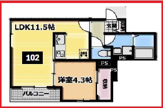 【間取り】 | アリビオ五反野
