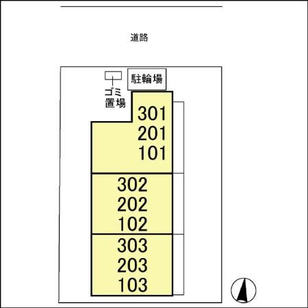 Y.K.花畑の区画図