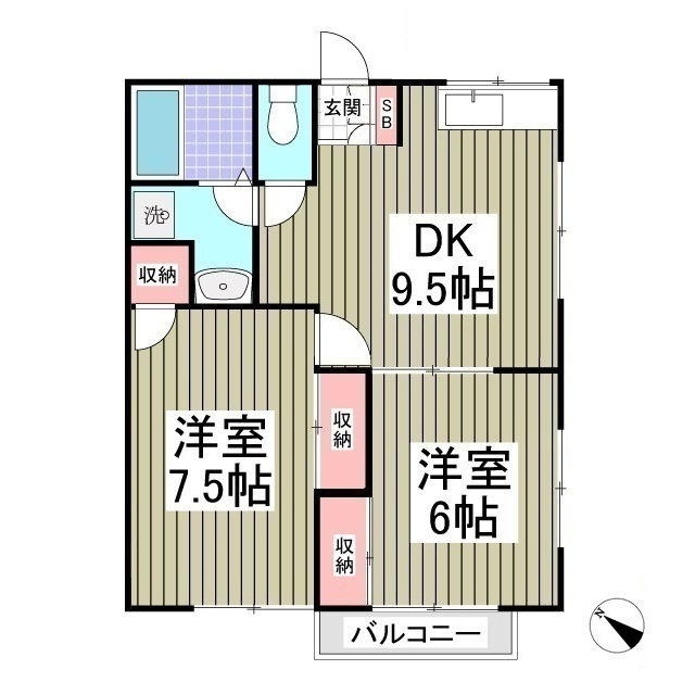 cocoエレガンスの間取り