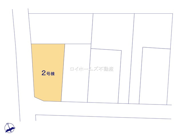 【区画図】 | 岩倉市曽野町居屋敷25-1『仲介料無料』新築戸建て | 2号棟