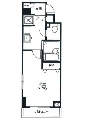 コート文京白山の間取り